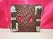 Double Light Switch Cover, Western Decor, Woven Leather with Silver Belt Buckles