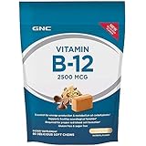 GNC Vitamin B-12 Soft Chew 2500 MCG - Chocolate Chip Cookie Dough 60 Soft Chews