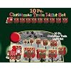 10 Piece Christmas Lighted Train Outdoor Yard Decoration