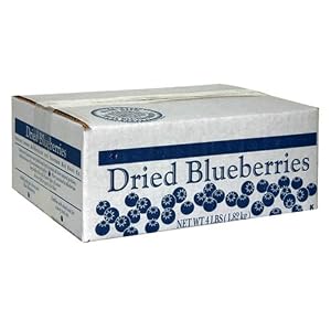 Traverse Bay Fruit Co. Dried Blueberries, 4-Pound Box