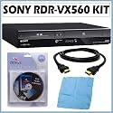 Sony RDR-VX560 1080P Tunerless DVD Recorder/VHS Combo Player + Accessory Kit