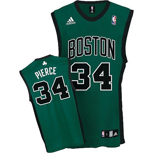 Paul Pierce Boston Celtics Green/Black Youth Replica Adidas NBA Jersey