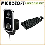 Microsoft LifeCam Show HD Webcam with Microsoft Reconditioned Wireless Desk ....