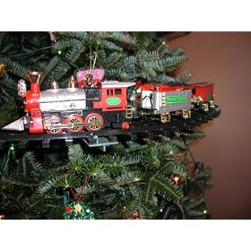 Christmas Express Animated 35 Inch Tree Train Set