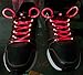 Flammi 1 Pair of LED Shoelaces Light Up Shoe Laces with 3 Light Modes Flash Lighting the Night for Party Hip-hop Dancing (Red Light)