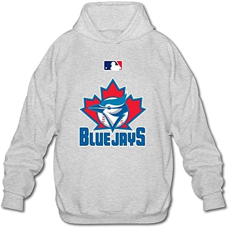 SHFL Men's 2015 MLB Toronto Blue Jays Hooded Sweatshirt Ash S