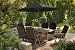 Grade A Teak 16 Piece Dining Set Brompton Black