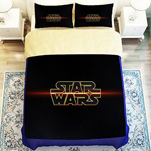 Generic Star War 4 Piece Duvet Cover Set Queen Size