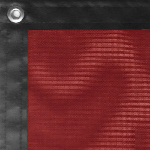 JFN Heavy Duty PVC Windscreen, Red, 9' x 35'