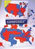 GeoPuzzle Red State - Blue State Political Map