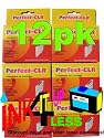 12pk Ink T0481 (2) T0481, (2) T0482, (2) T0483, (2) T0484, (2) T0485, (2) T0486. Each cartridge comes with 18.2ml of ink! Fits EPSON STYLUS R200 220 300 RX500 and more. We promise nothing but the best quality product, service that we would expect ourselves! If we wouldn't buy and use it, we won't sell it, period! If you find them cheaper, make sure you ask how much ink comes in them. You could be paying MORE in the long run!
