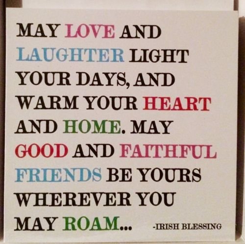 Irish Blessing “May Love and Laughter Light Your Days…” Christmas Boxed Cards
