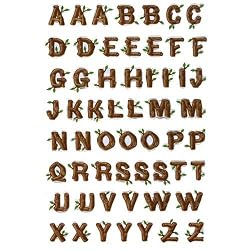 Martha Stewart Sticker Log Alphabet (Pack of 3)