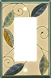 MOSAIC LEAVES Switchplates Outlet Covers, Rocker, GFCI 1 Decora
