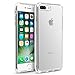 BasAcc [Crystal Clear Ultra Slim Hybrid Case with [Anti-Shock Protection] TPU Bumper,[Non Slip] Hard Back Case Cover Compatible with Apple iPhone 8 Plus/7 Plus, Clear