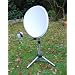 Portable satellite dish and tripod for caravan and camping including 10 m Free sat cable