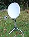 Portable satellite dish and tripod for caravan and camping including 10 m Free sat cable