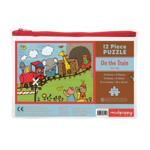On The Train 12 Piece Puzzle Multi