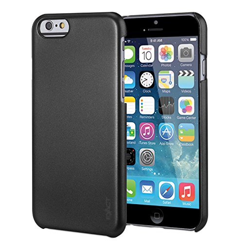 iPhone 6 Case - Exact iPhone 6 4.7 Case [SimpleShell Series] - Rubber-Coated Polycarbonate Case for Apple iPhone 6 Air (4.7-inch) Black