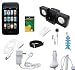 10 items Accessory Bundle Combo for Apple Ipod Touch 2nd Generation and 3rd Generation 8GB 16GB 32GB: Black Silicone Skin Case Cover, USB 2in1 Data Sync Cable, Car Charger, Wall / Travel / AC Adapter Charger, 3.5mm Stereo Headset, Belt Clip, Armband, Black Portable Foldable Speaker Dock, LCD Screen Protector and Light Blue Fishbond Style Keychain 10 items Accessory Bundle Combo for Apple Ipod Touch 2nd Generation and 3rd Generation 8GB 16GB 32GB: Black Silicone Skin Case Cover, USB 2in1 Data Sync Cable, Car Charger, Wall / Travel / AC Adapter Charger, 3.5mm Stereo Headset, Belt Clip, Armband, Black Portable Foldable Speaker Dock, LCD Screen Protector and Light Blue Fishbond Style Keychain