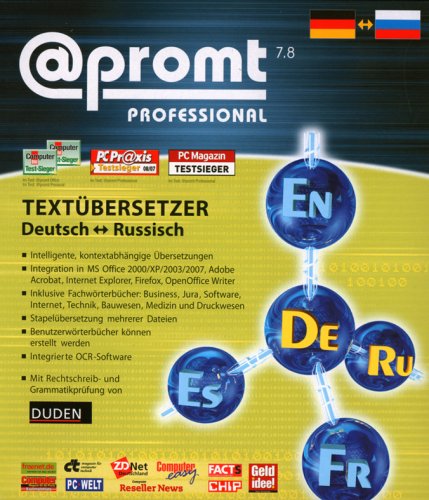 PROMT Professional 7.8 Russisch-Deutsch/Deutsch-