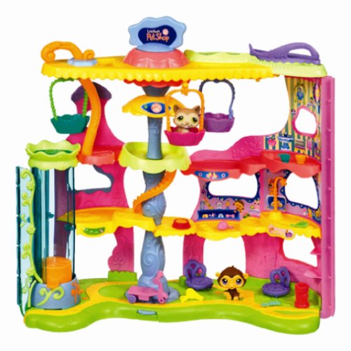 Childrens Toyshop  Spielwaren : Littlest Pet Shop Klassisch 66768148 - Display & Play Wackeltierchen Stadt