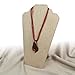 Ikee Design Linen Covered Padded Wood Necklace Display With Easel 8 1/4