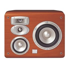 Click here to buy JBL L820CH 6-Inch 4-Way Wall-Mountable Bookshelf Loudspeakers (Pair, Cherry).