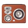 JBL L820CH 6-Inch 4-Way Wall-Mountable Bookshelf Loudspeakers (Pair, Cherry)