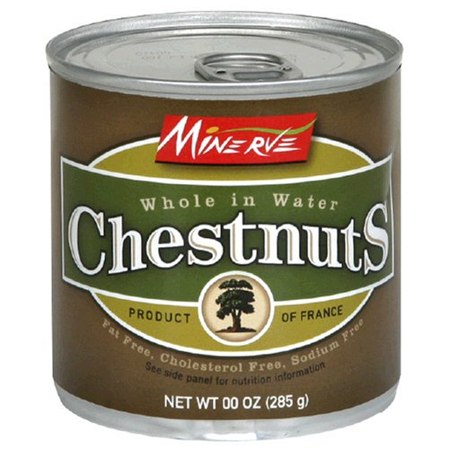 Minerve Chestnuts In Water, 14-Ounce Unit (Pack of 6) by Minerve