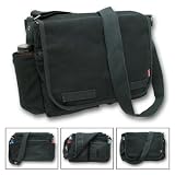 Black Heavyweight Classic Messenger Bag