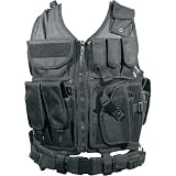 Firepower Deluxe Tactical Vest Black