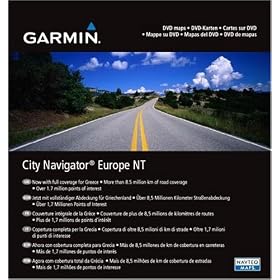 Garmin Maps of Europe NT City Navigator on DVD