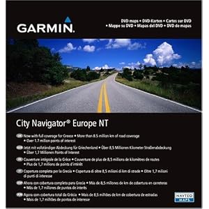 Garmin City Navigator Europe NT for Detailed Maps of Eastern and Western Europe (DVD)