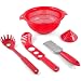 MyPlace Pasta Pack 5 Piece Pasta Preparation Set Red