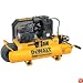 DEWALT D55570 15 Amp / 8 Amp 1-1/2 Horsepower 8-Gallon Wheeled Oiled Twin Pontoon Compressor with Dual Voltage and Dual Control