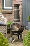 GUSS Terrassenofen Grill Garten Kamin Feuerstelle OFEN