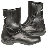 Xelement Women039s XM-S85 Black Leather Racing Boot - Size 9 12