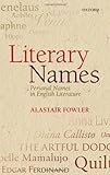 Literary names : personal names in English literature