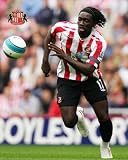 Kenwyne Jones 10x8 Action Photograph Sunderland Football Club