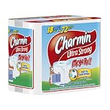 Charmin Ultra Strong, Mega Rolls, 6 Count Pack (Pack of 3) 18 Total Rolls  [Amazon Frustration-Free Packaging]