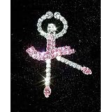 Crystal Ballet Dancer Pin