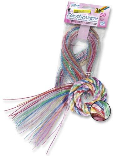 Bringmann Folia 733050 - Flechtschn&uuml;re 50er silber / gold