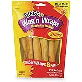 Dingo Wag'n Wraps Slims, 8-Count