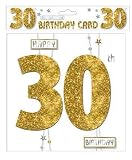 Review AIP  / Birthday Card With Glitter Number - 30 (CFLT30)
