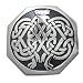 Sterling Silver Froggy World Large Celtic Pendant. Made in USA