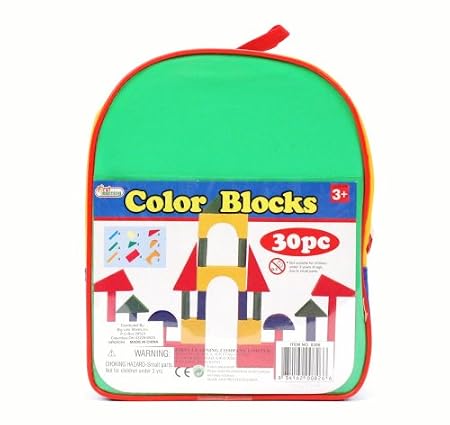 First Learning Color Blocks - 30-pc Set in Mini Back Pack