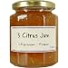 3 Citrus Orange, Grapefruit, Lemon Jam - L'Epicurien - 11.6 oz jar
