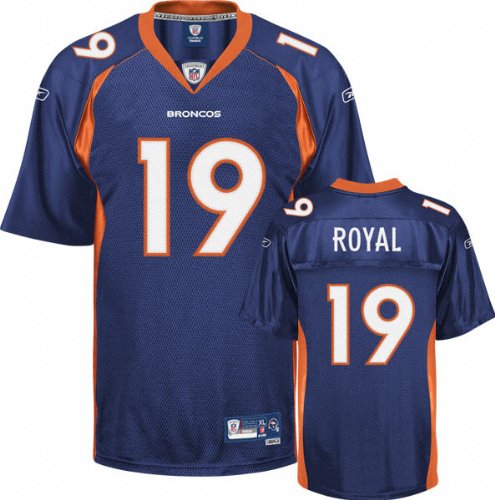 Eddie Royal EQT Jersey - Denver Broncos Jerseys (Navy) L