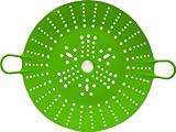 Chef'n Sleekstor Large VeggiSteam 11-Inch Silicone Steamer, Arugula